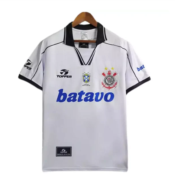 Camisa Retrô Corinthians Batavo I 1999 - Branca