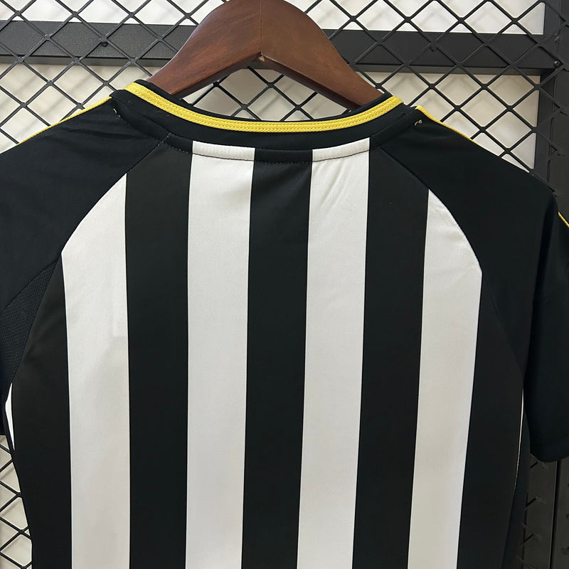Camisa Atlético Mineiro Feminina Home 25/26 - Preta e Branca