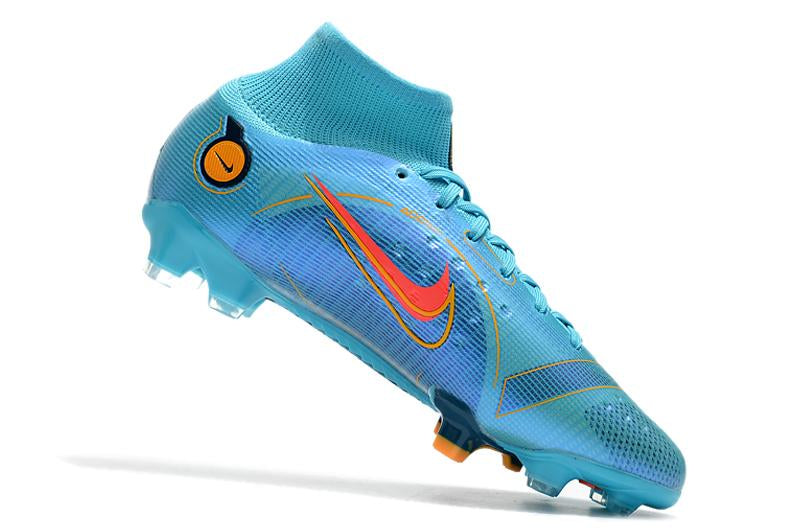 Chuteira Nike Mercurial Superfly 8 Elite Campo - Azul