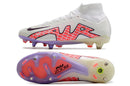 Chuteira Nike Mercurial Superfly IX Elite SG Campo - Branco e Vermelho