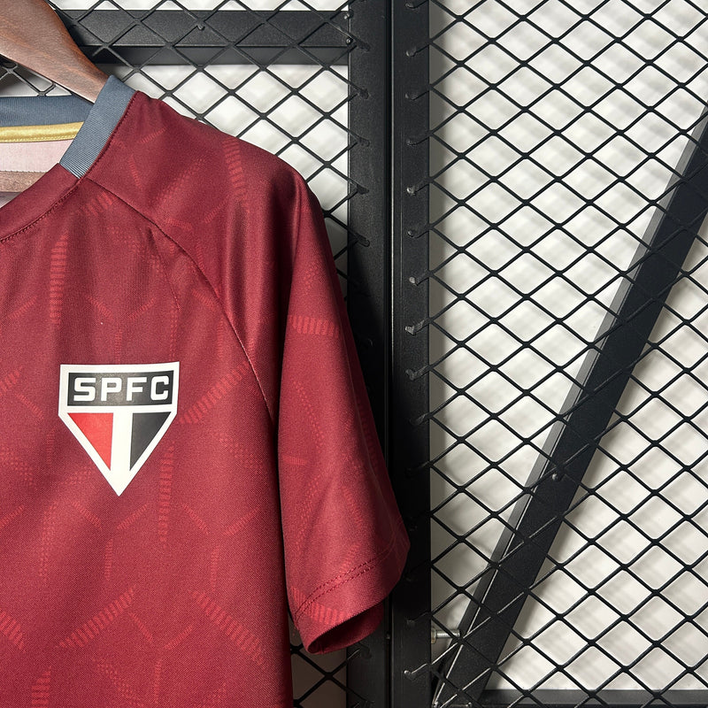 Camisa São Paulo Treino 25/26 - Vermelho