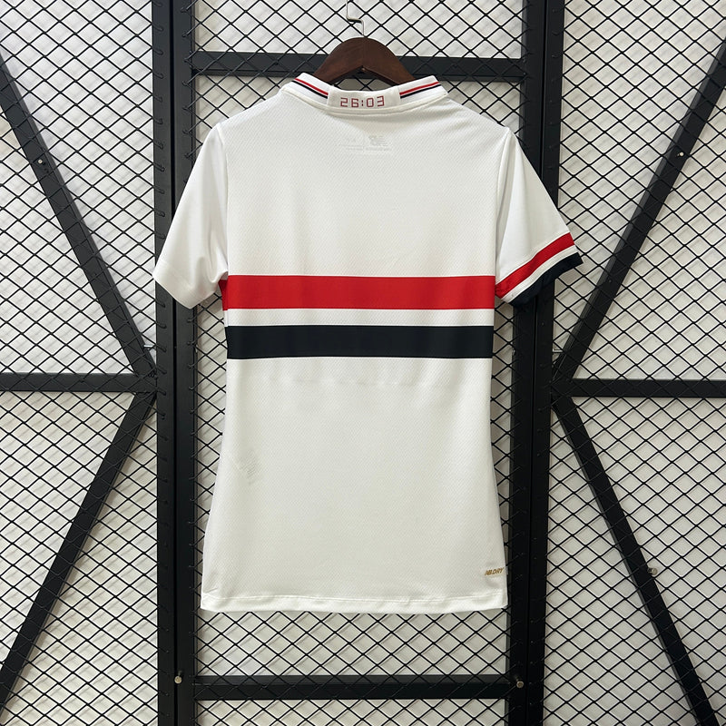 Camisa São Paulo Feminina Home 25/26