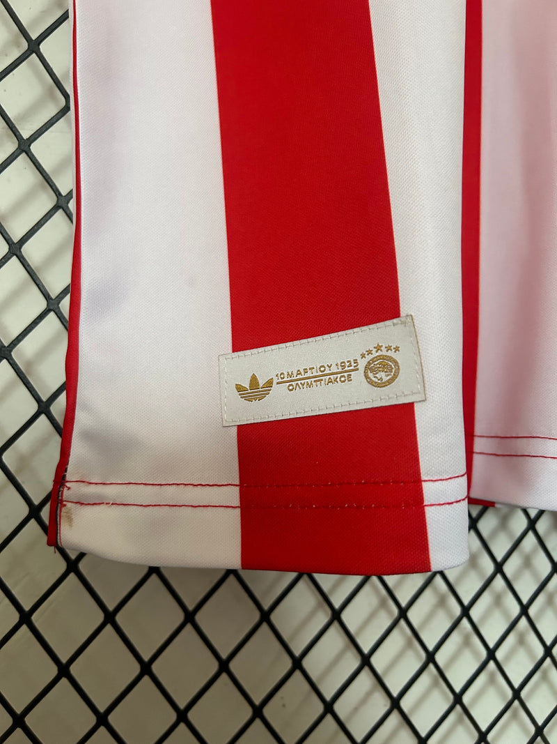 Camisa do Olympiacos 25/26 100th Anniversary