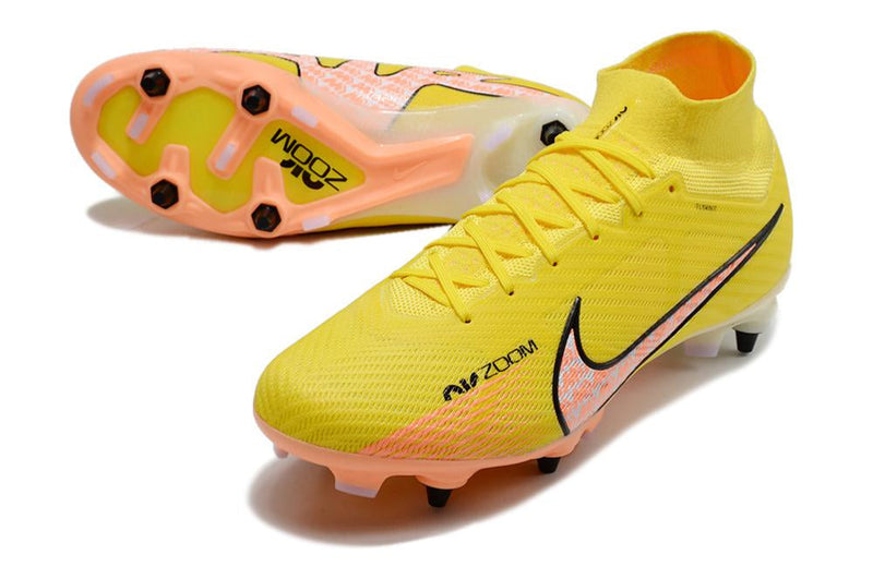 Chuteira Nike Mercurial Superfly IX Elite SG Campo - Amarela