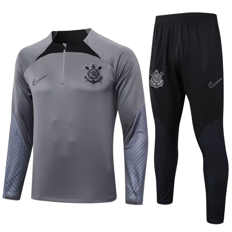 Conjunto Inverno Corinthians - Cinza