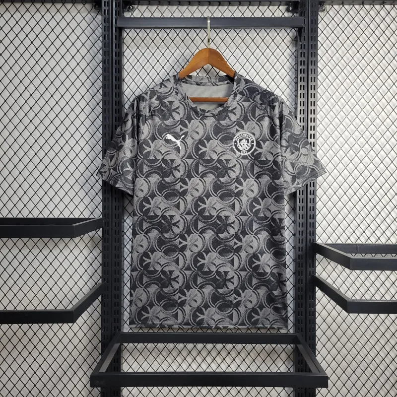 Camisa Manchester City 25/26 Treino - Cinza