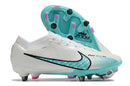 Chuteira Nike Mercurial Vapor XV Elite SG Campo - Branco e Azul