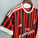 Camisa Milan Retrô 2011/2012 Vermelha e Preta - Adidas