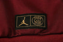 Conjunto Inverno PSG Vinho e Preto Jordan - Com Fecho e Capuz